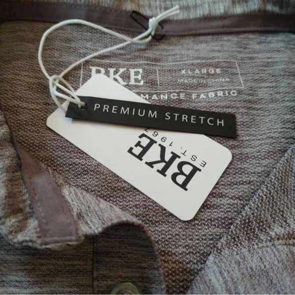 NWT BKE Performance Fabric Short Sleeve Shirt - Picture 7 of 7